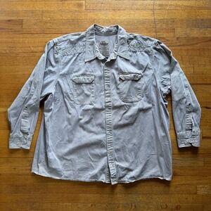 Levi's Relaxed Fit Shirt‎ Roll-Up Sleeve Utility Pockets XXX Large